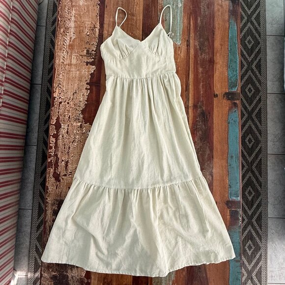 Jessica Simpson Dresses & Skirts - NWT Jessica Simpson Linen Blend Tiered Dress Size XS